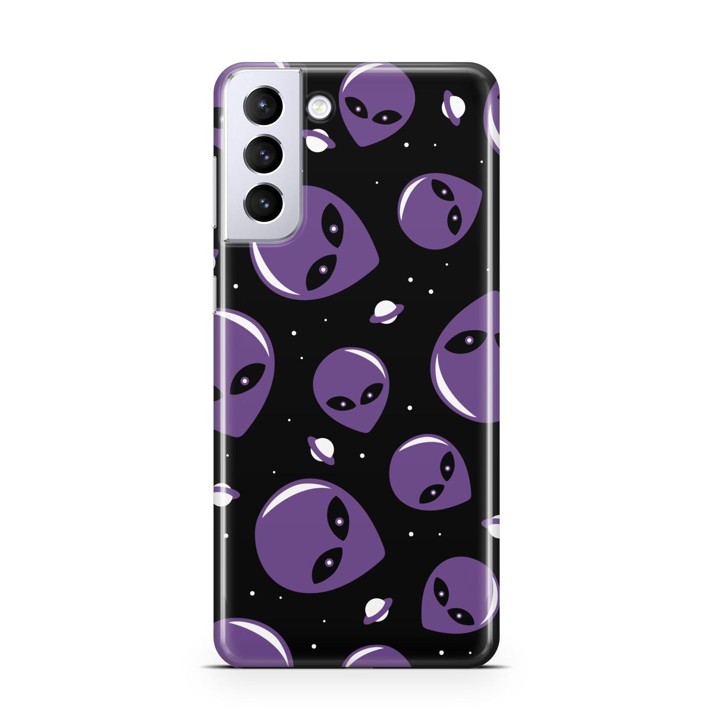 Alien Faces Samsung S21 Plus Phone Case