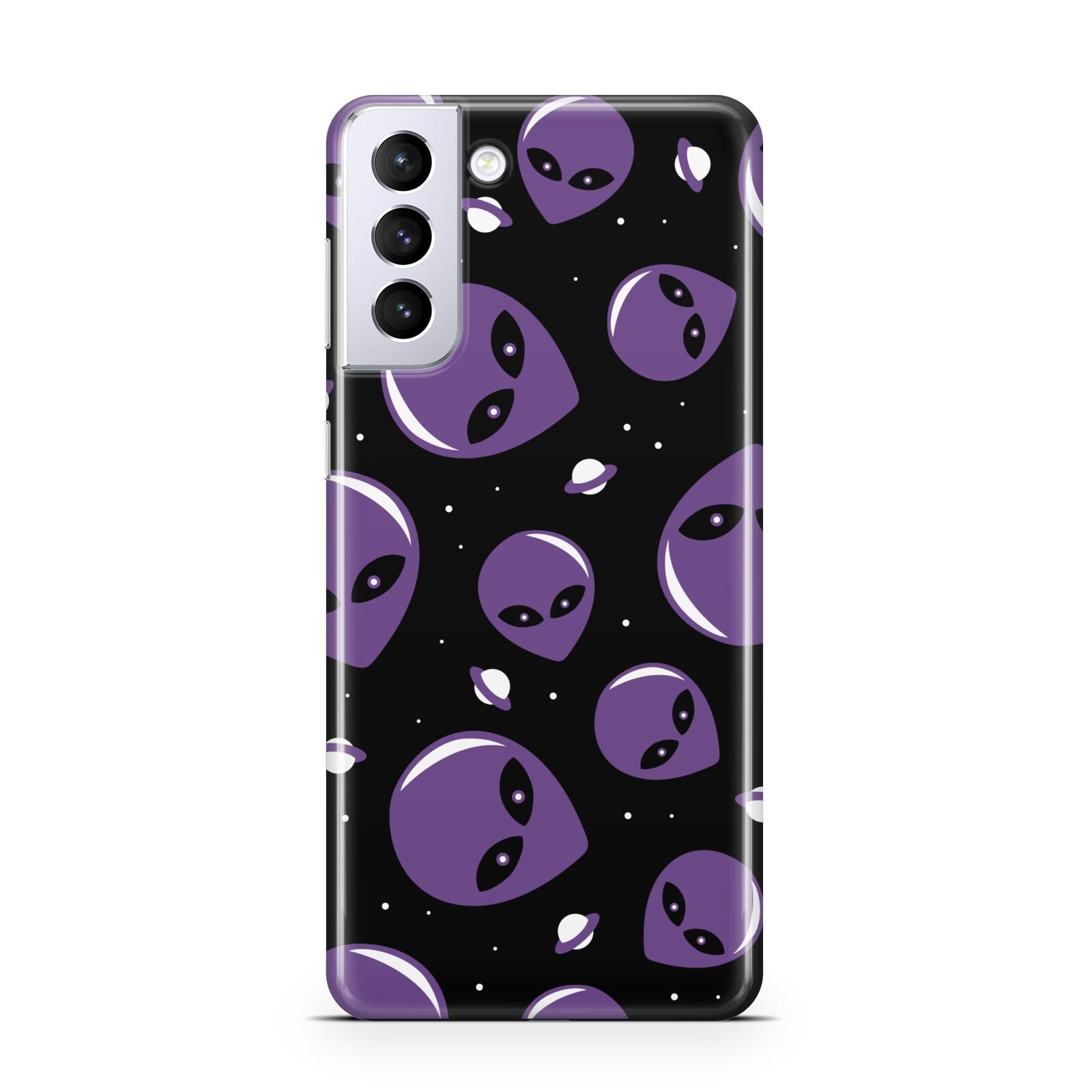 Alien Faces Samsung S21 Plus Phone Case