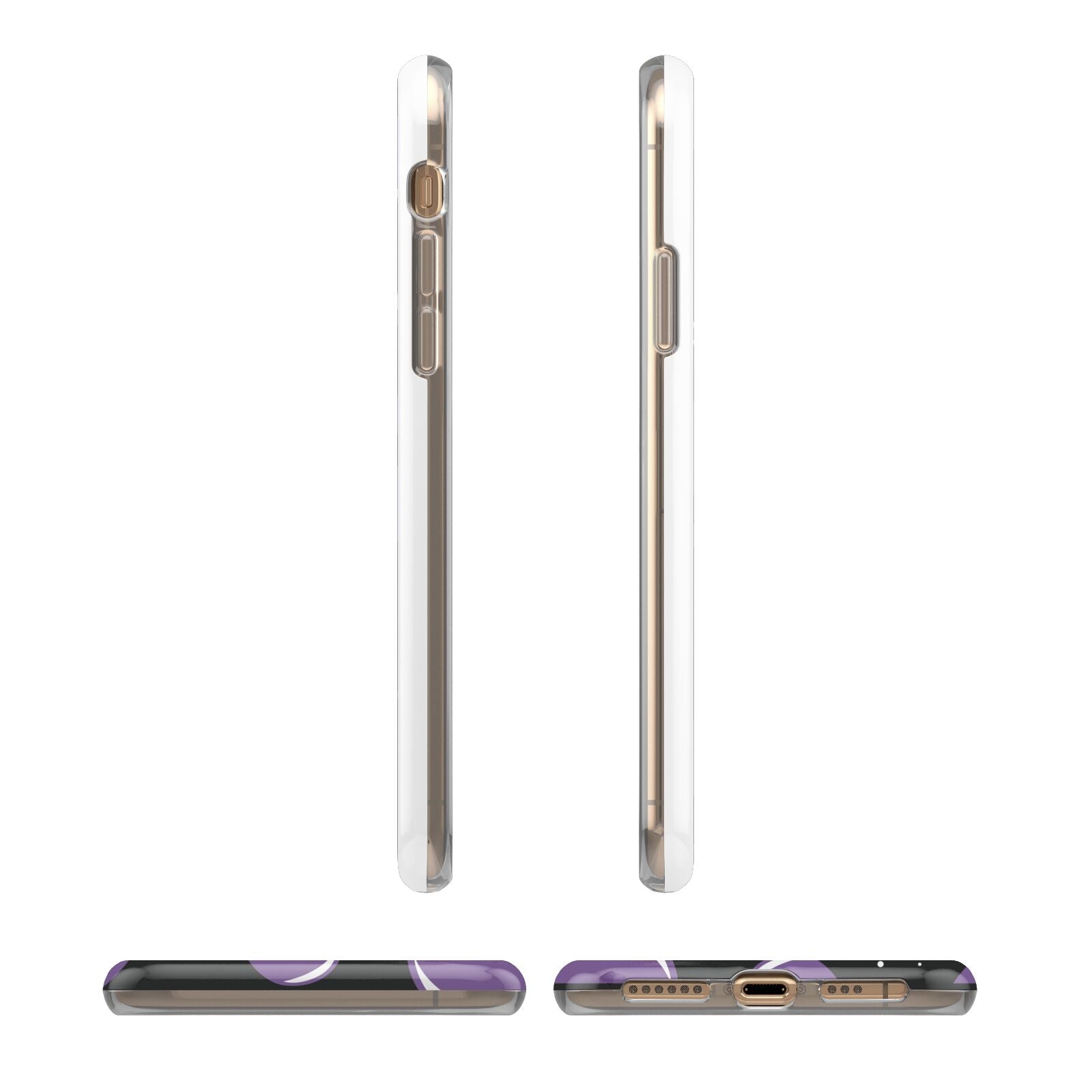 Alien Faces iPhone 11 3D Tough Case Angle Images