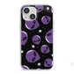 Alien Faces iPhone 13 Mini TPU Impact Case with White Edges