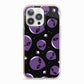 Alien Faces iPhone 13 Pro TPU Impact Case with Pink Edges