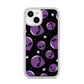 Alien Faces iPhone 14 Glitter Tough Case Starlight