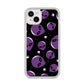 Alien Faces iPhone 14 Plus Clear Tough Case Starlight