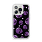 Alien Faces iPhone 14 Pro Clear Tough Case Silver