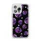 Alien Faces iPhone 14 Pro Max Clear Tough Case Silver