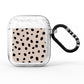 Almond Polka Dot AirPods Glitter Case