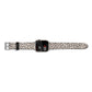 Almond Polka Dot Apple Watch Strap Size 38mm Landscape Image Silver Hardware