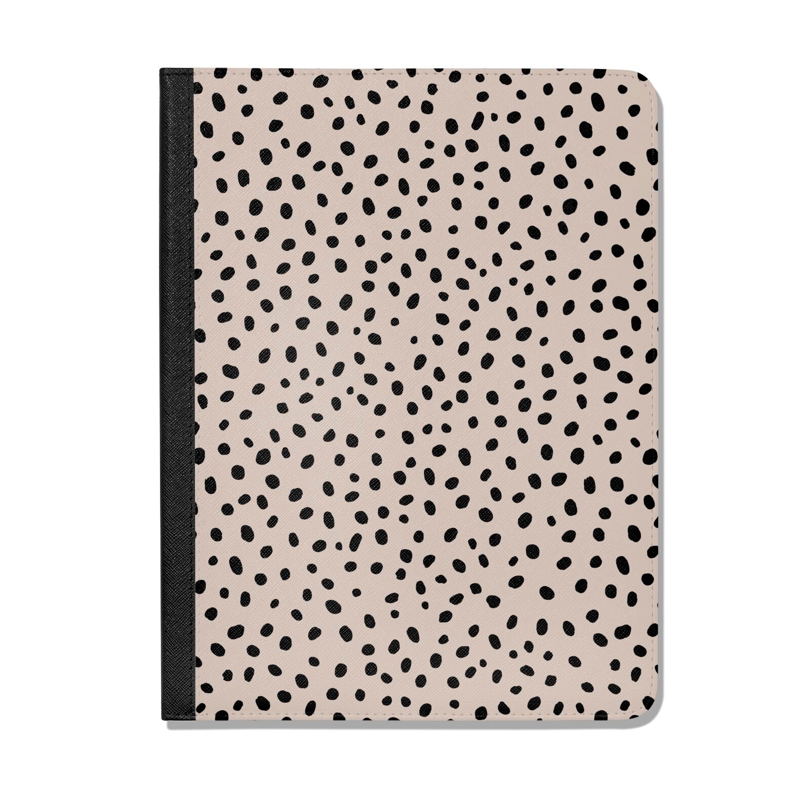 Almond Polka Dot Apple iPad Leather Folio Case