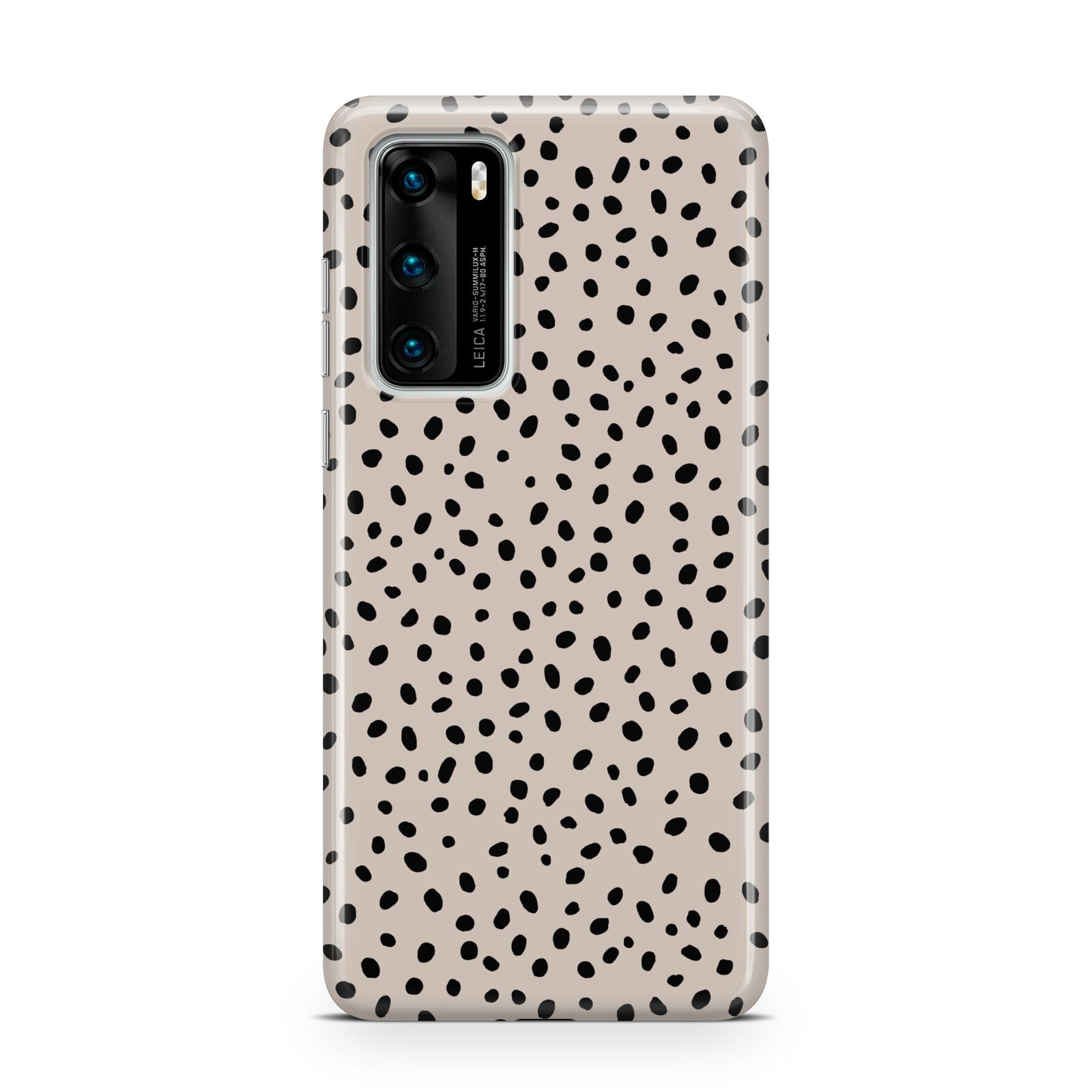 Almond Polka Dot Huawei P40 Phone Case