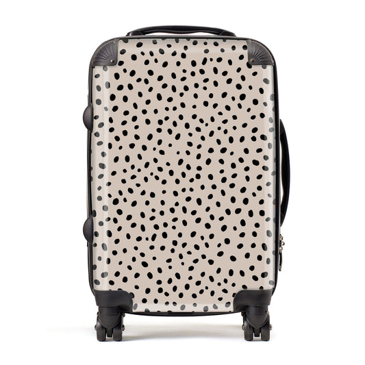 Almond Polka Dot Suitcase