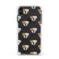 American Bulldog Icon with Name Apple iPhone Xs Max Impact Case White Edge on Black Phone