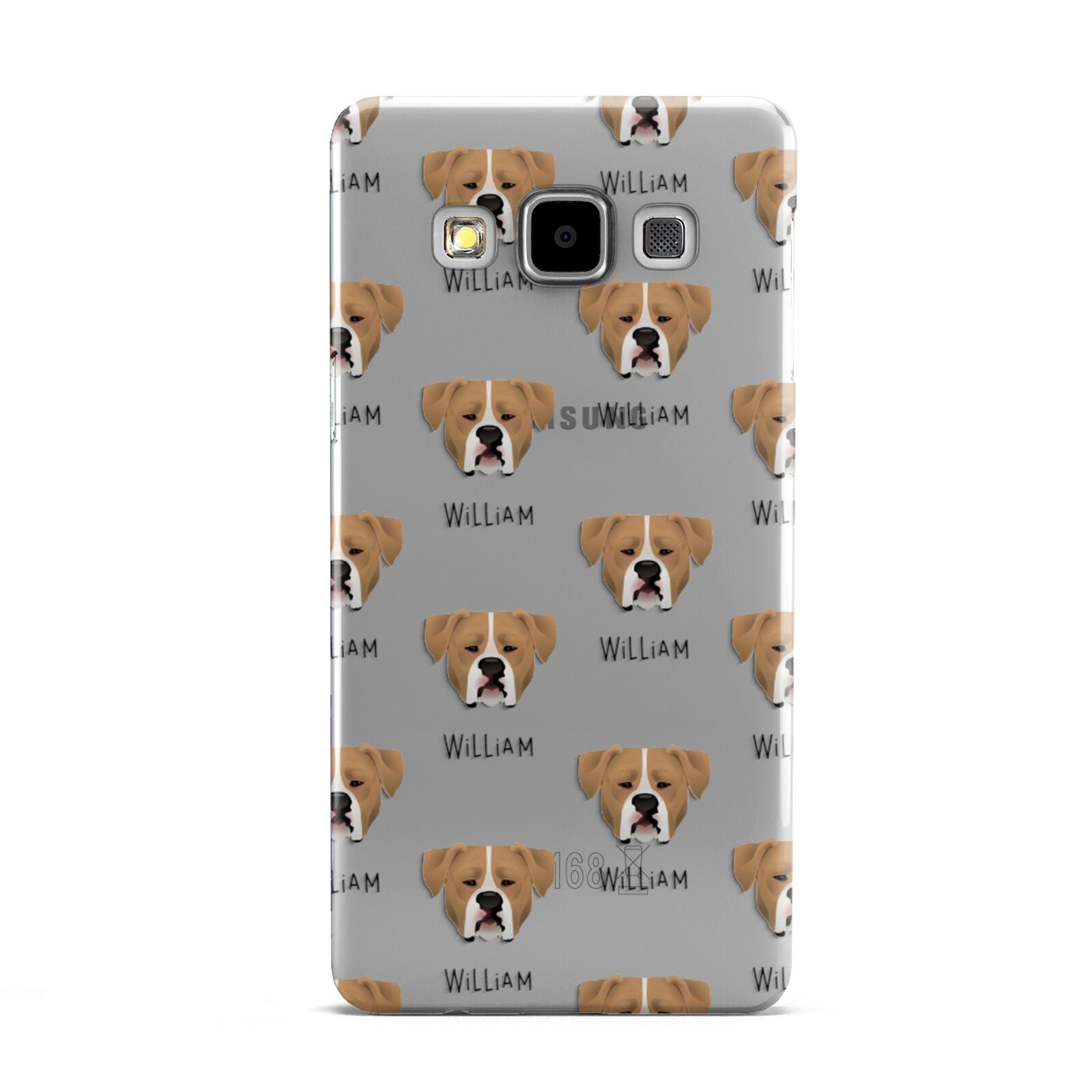 American Bulldog Icon with Name Samsung Galaxy A5 Case