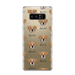 American Bulldog Icon with Name Samsung Galaxy Note 8 Case