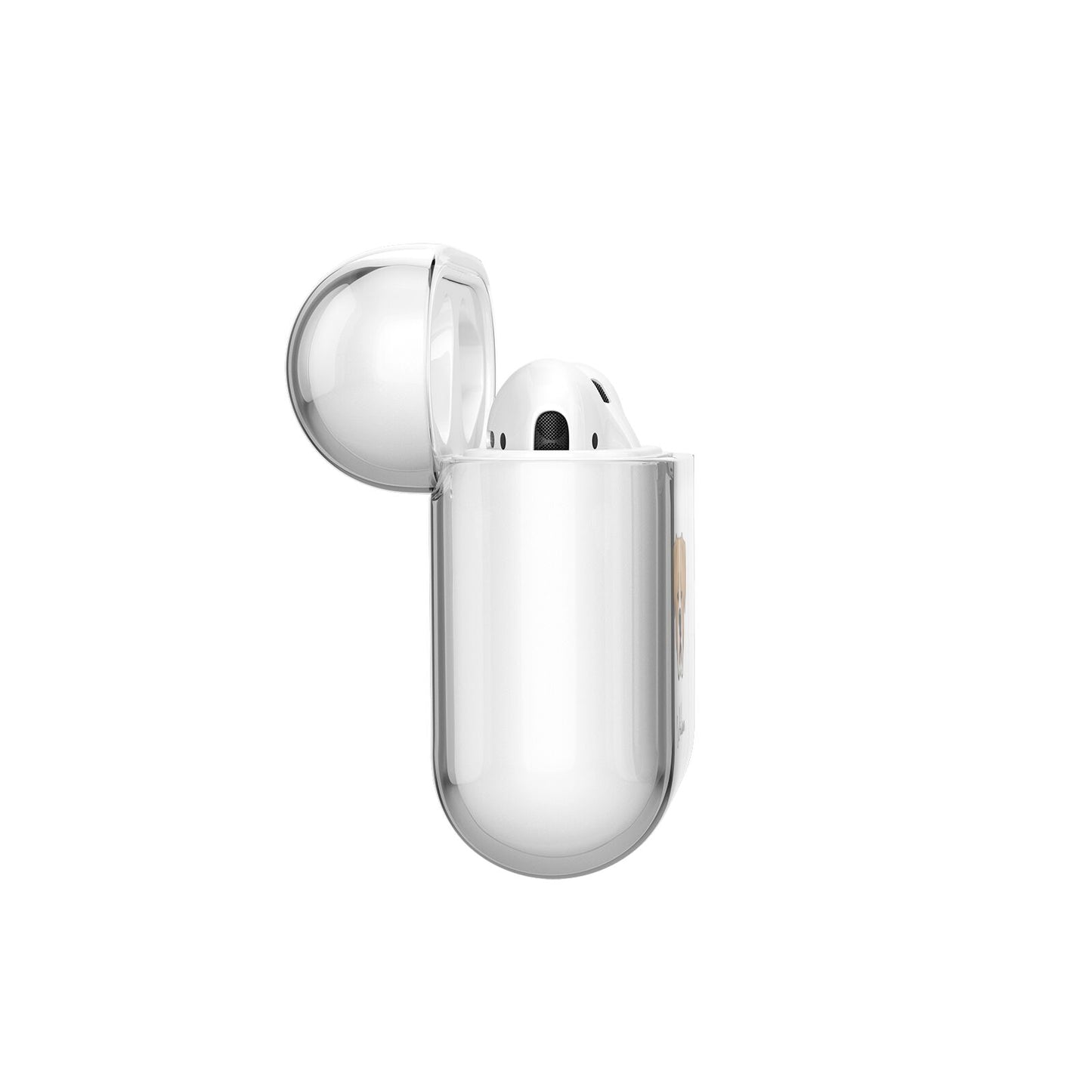 American Bulldog Personalised AirPods Case Side Angle
