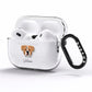 American Bulldog Personalised AirPods Pro Clear Case Side Image