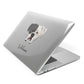 American Bulldog Personalised Apple MacBook Case Side View