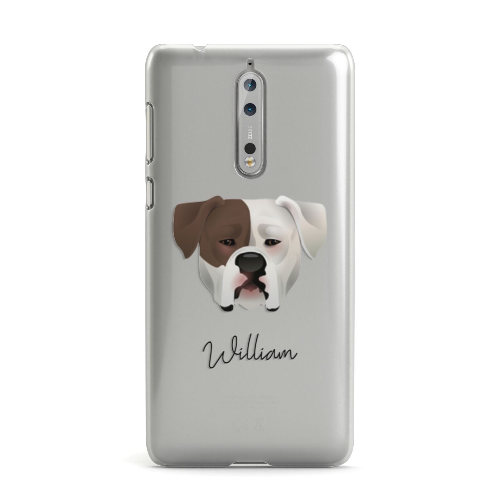 American Bulldog Personalised Nokia Case