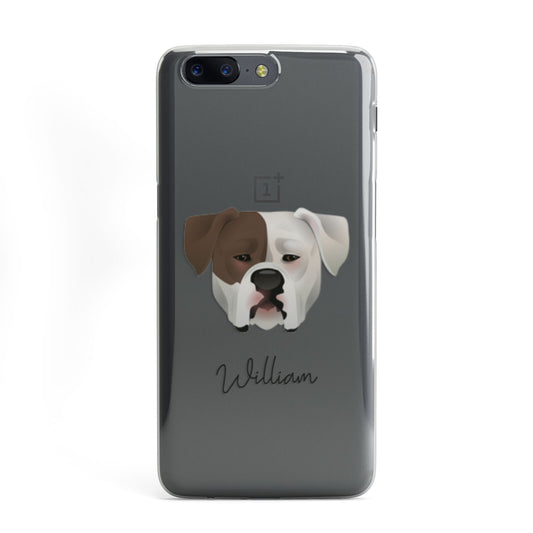 American Bulldog Personalised OnePlus Case