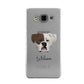 American Bulldog Personalised Samsung Galaxy A3 Case