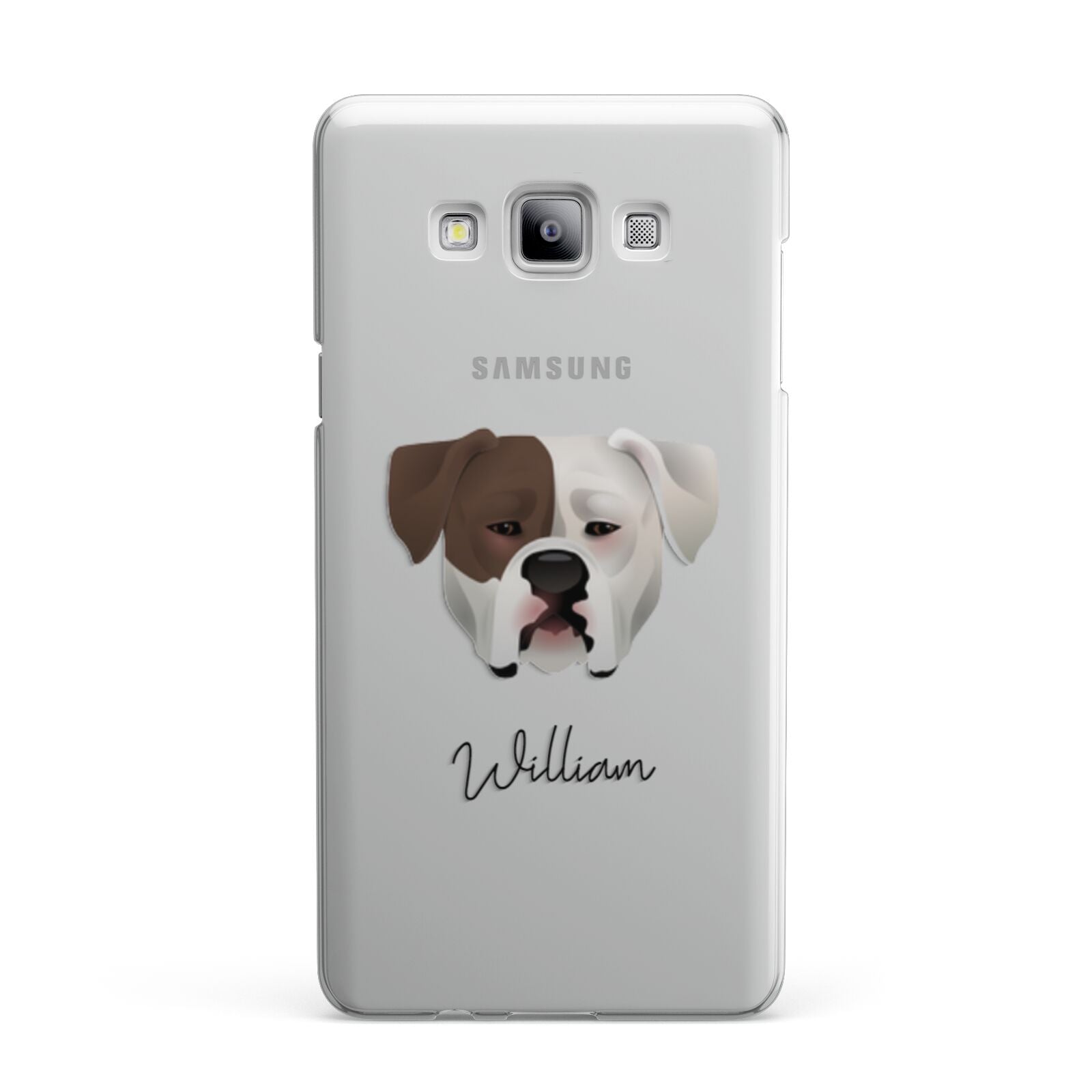 American Bulldog Personalised Samsung Galaxy A7 2015 Case