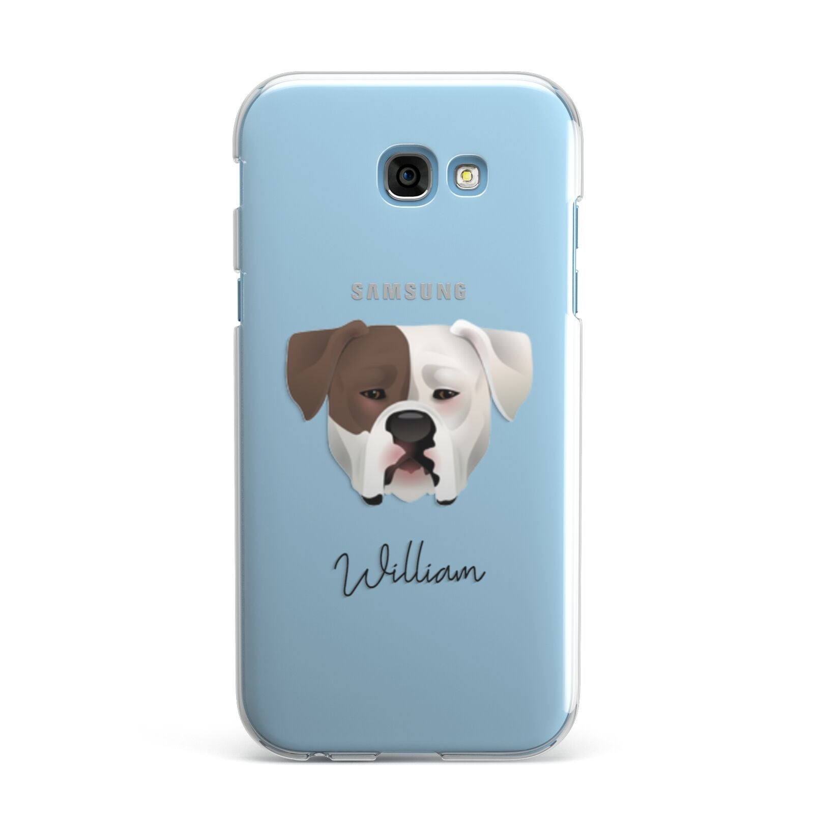 American Bulldog Personalised Samsung Galaxy A7 2017 Case