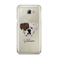 American Bulldog Personalised Samsung Galaxy A8 2016 Case