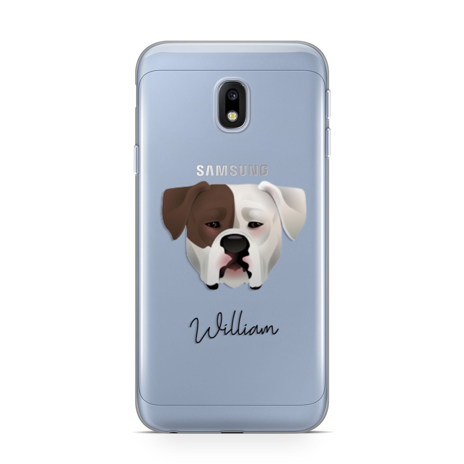 American Bulldog Personalised Samsung Galaxy J3 2017 Case