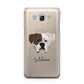 American Bulldog Personalised Samsung Galaxy J5 2016 Case
