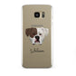 American Bulldog Personalised Samsung Galaxy S7 Edge Case