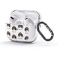 American Cocker Spaniel Icon with Name AirPods Glitter Case 3rd Gen Side Image