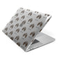 American Cocker Spaniel Icon with Name Apple MacBook Case Side View