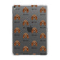 American Cocker Spaniel Icon with Name Apple iPad Grey Case