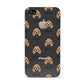 American Cocker Spaniel Icon with Name Apple iPhone 4s Case