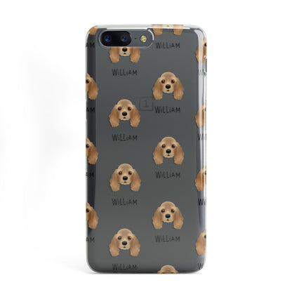 American Cocker Spaniel Icon with Name OnePlus Case