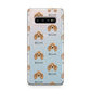 American Cocker Spaniel Icon with Name Samsung Galaxy S10 Plus Case