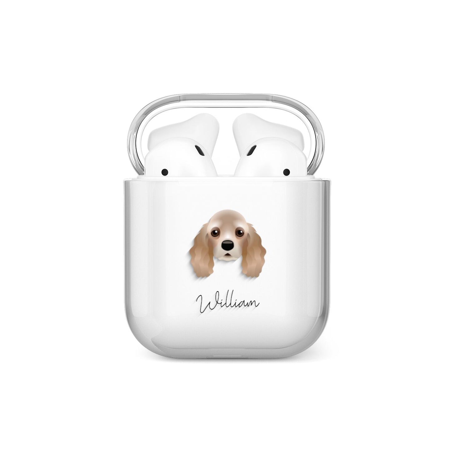 American Cocker Spaniel Personalised AirPods Case