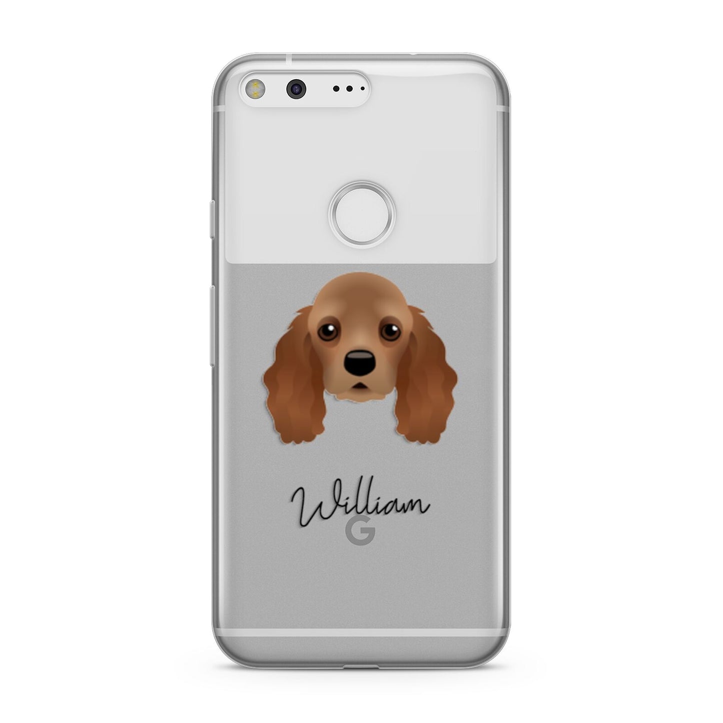 American Cocker Spaniel Personalised Google Pixel Case