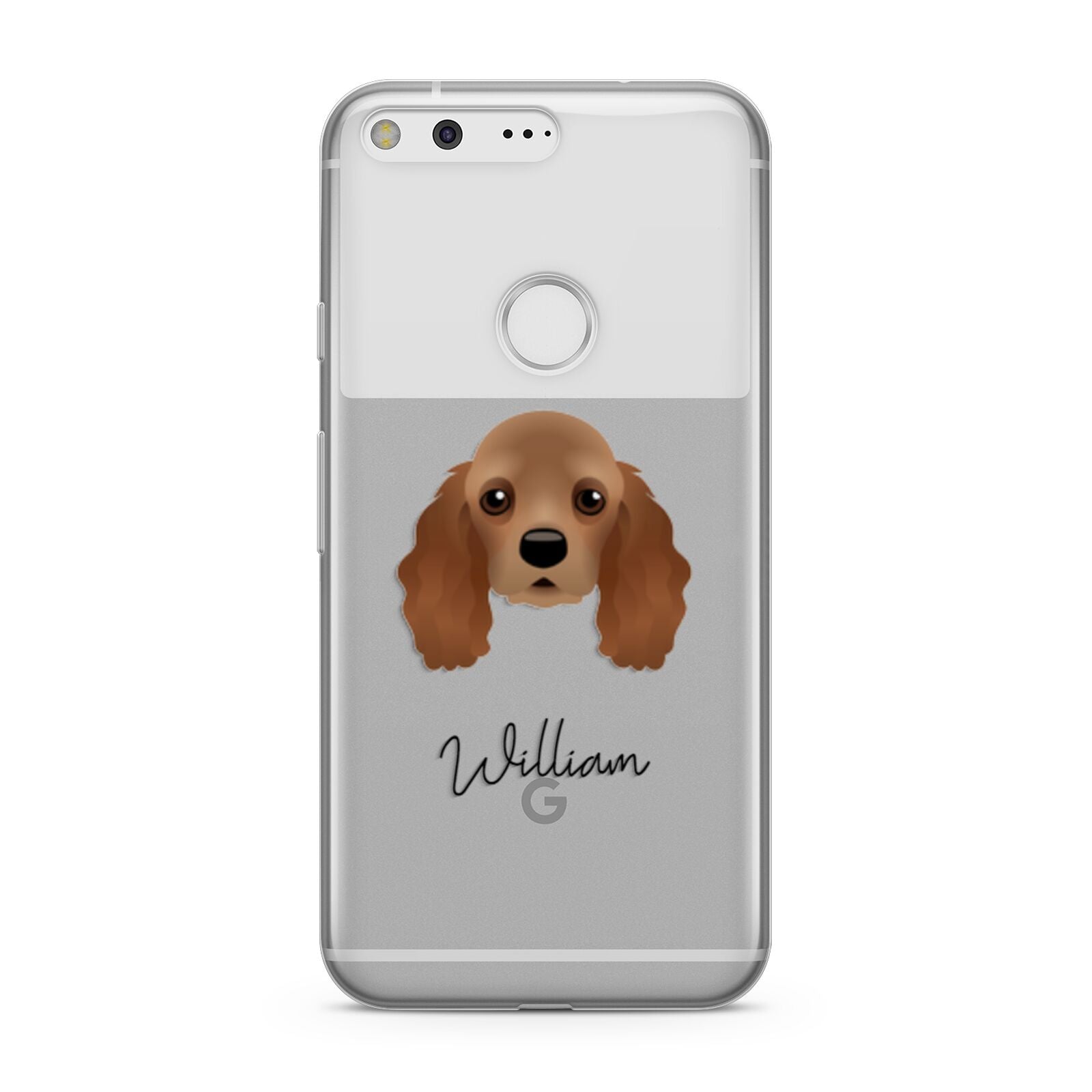 American Cocker Spaniel Personalised Google Pixel Case