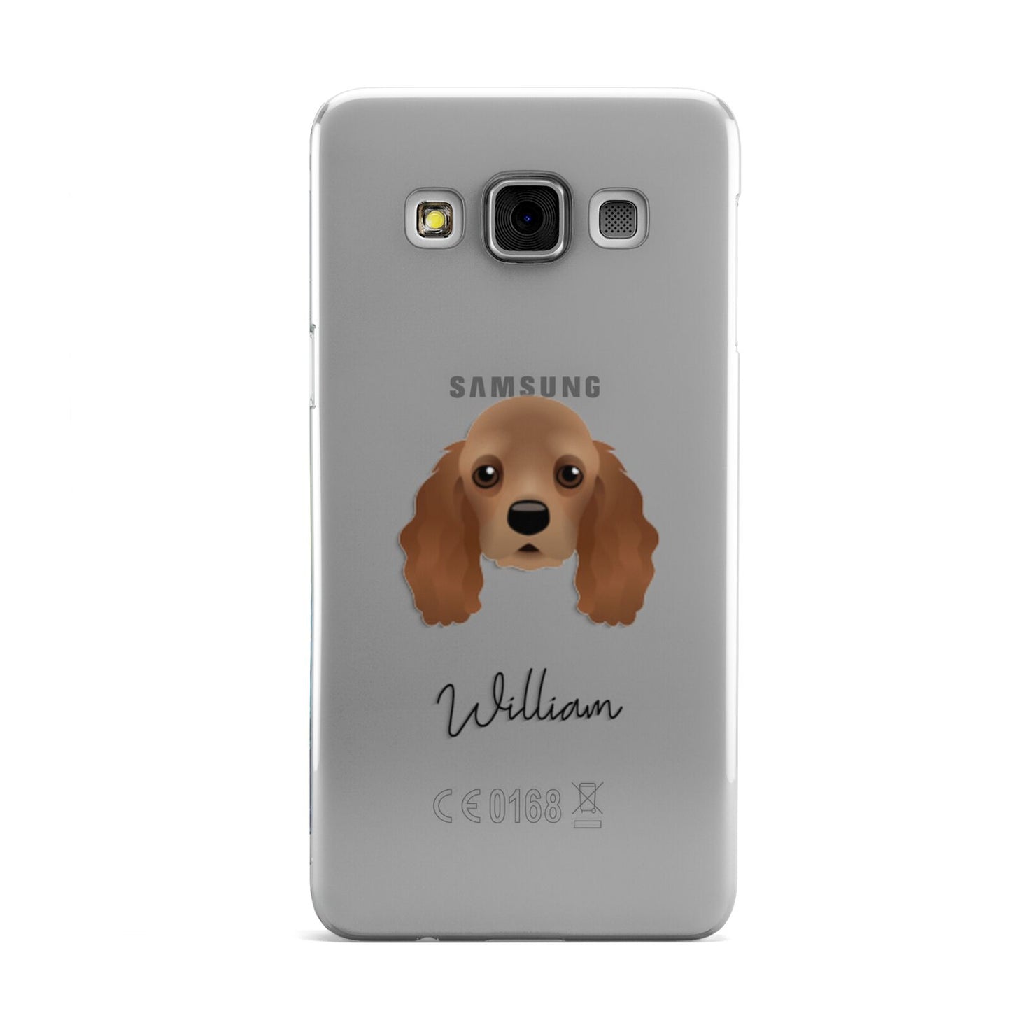 American Cocker Spaniel Personalised Samsung Galaxy A3 Case