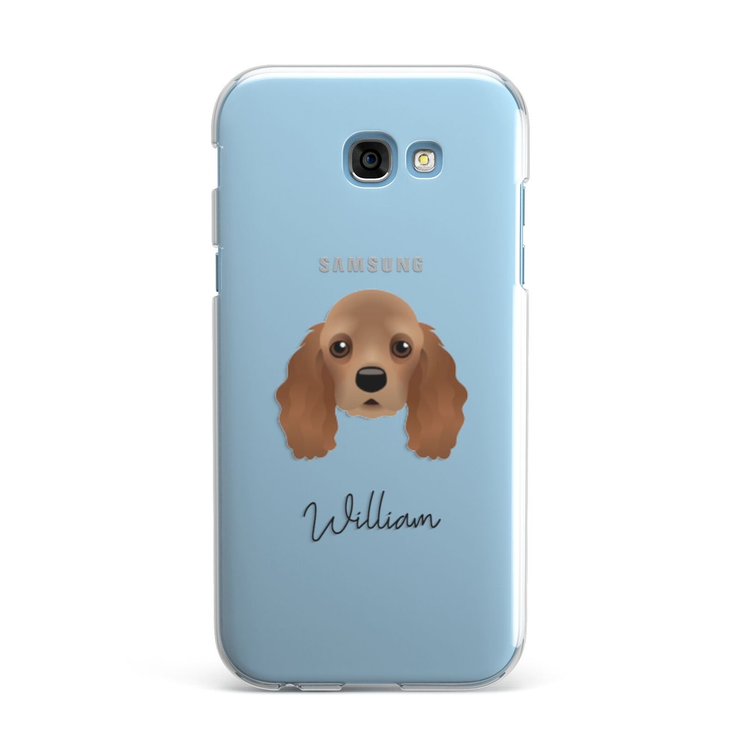 American Cocker Spaniel Personalised Samsung Galaxy A7 2017 Case