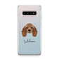 American Cocker Spaniel Personalised Samsung Galaxy S10 Plus Case