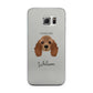 American Cocker Spaniel Personalised Samsung Galaxy S6 Edge Case