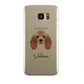 American Cocker Spaniel Personalised Samsung Galaxy S7 Edge Case