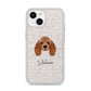 American Cocker Spaniel Personalised iPhone 14 Glitter Tough Case Starlight