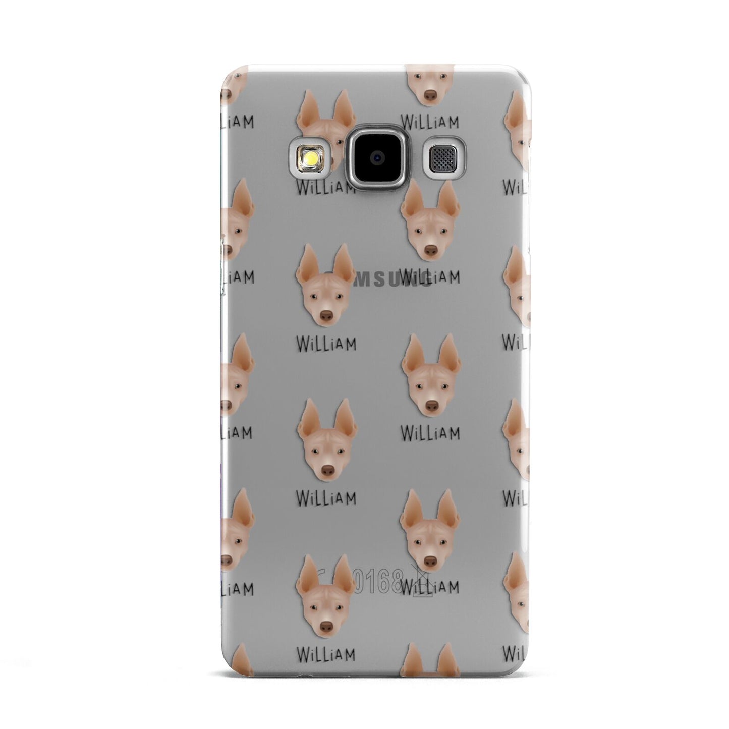 American Hairless Terrier Icon with Name Samsung Galaxy A5 Case