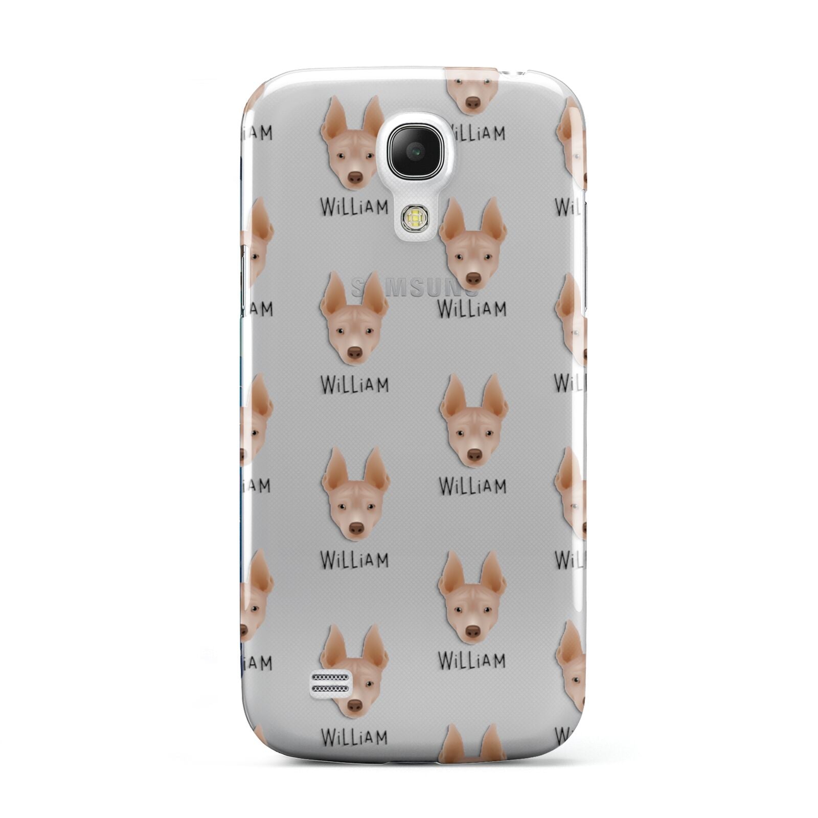 American Hairless Terrier Icon with Name Samsung Galaxy S4 Mini Case