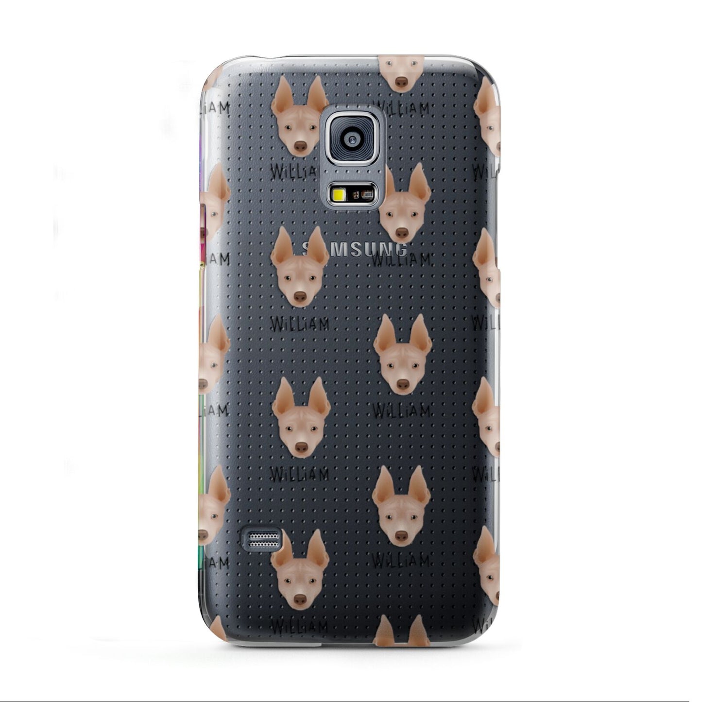 American Hairless Terrier Icon with Name Samsung Galaxy S5 Mini Case