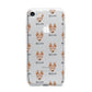 American Hairless Terrier Icon with Name iPhone 7 Bumper Case on Silver iPhone