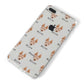 American Hairless Terrier Icon with Name iPhone 8 Plus Bumper Case on Silver iPhone Alternative Image