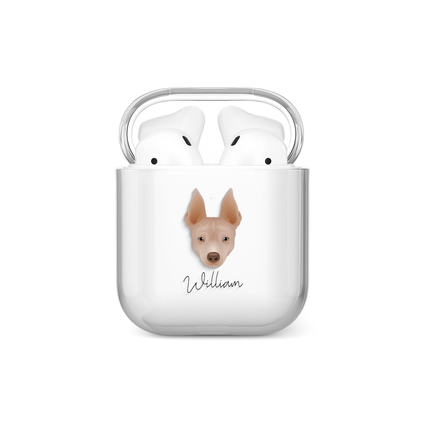 American Hairless Terrier Personalised AirPods Case